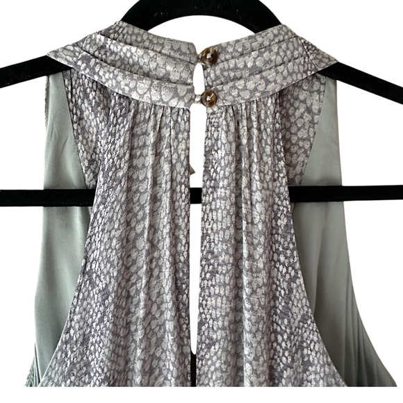 ANTHROPOLOGIE NWOT MARFA SNAKE PRINT FAUX WRAP MIDI DRESS | SIZE: 2 - Picture 12 of 16